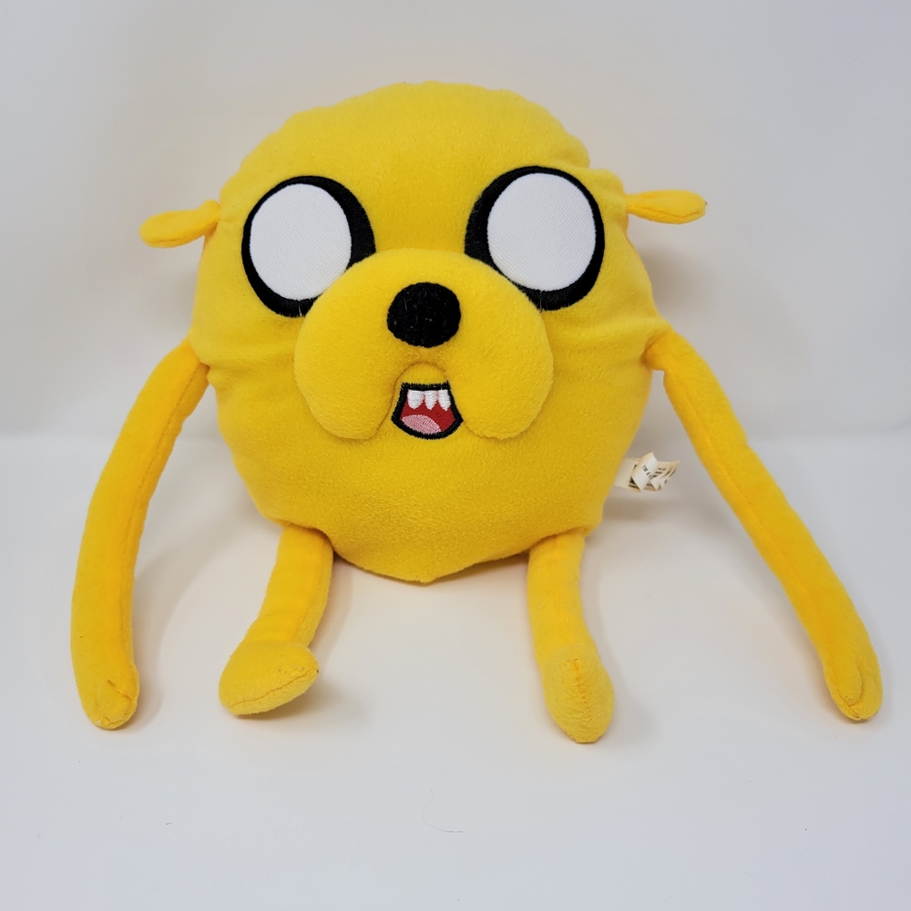 2013 Adventure Time Jake The Dog 13" Plush Toy Factory Cartoon Network EUC